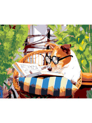 Raqamlar bo&#039;yicha rasm &quot;It o&#039;qish&quot;