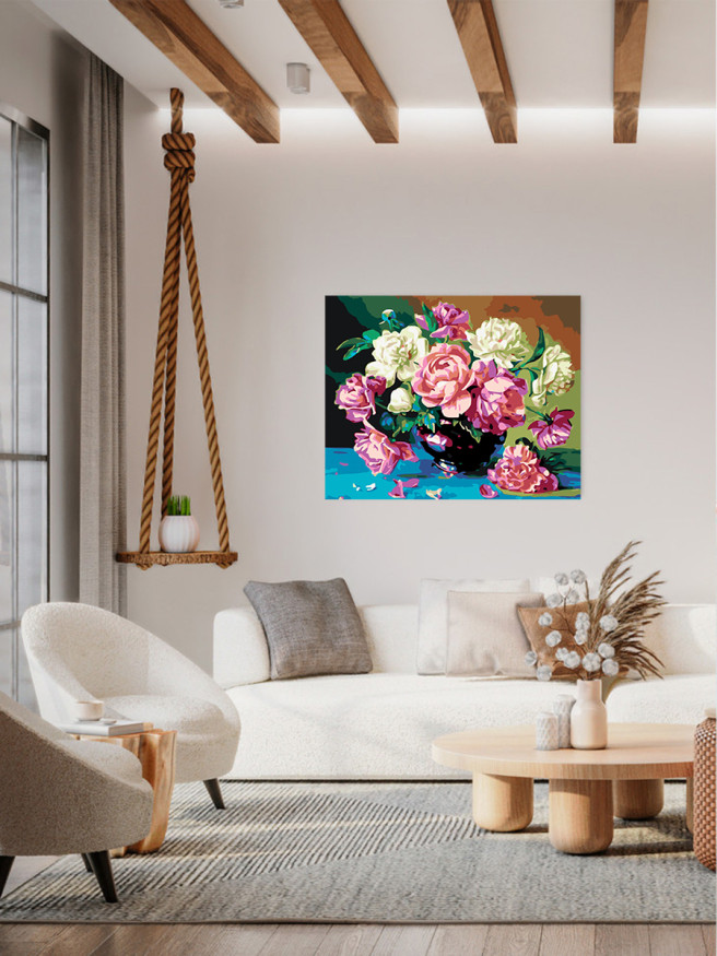 Raqamlar bo&amp;#039;yicha rasm &amp;quot;Gullar guldastasi&amp;quot;