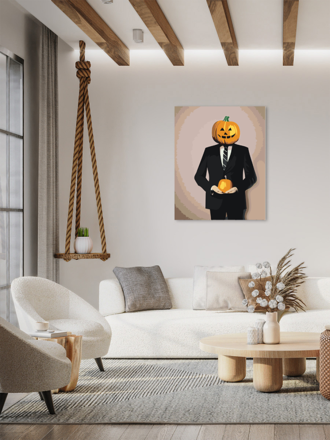 Картина по номерам &amp;quot;Мистер Тыква&amp;quot;