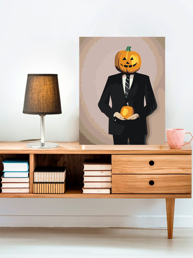 Картина по номерам &amp;quot;Мистер Тыква&amp;quot;