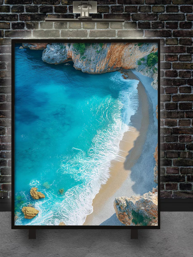 Постер на холсте &amp;quot;Бирюзовый берег&amp;quot;