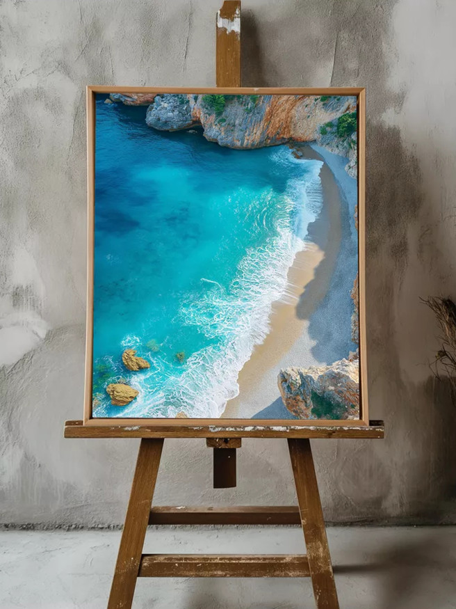 Постер на холсте &amp;quot;Бирюзовый берег&amp;quot;