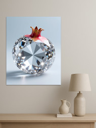 Постер на холсте &amp;quot;Бриллиантовый гранат&amp;quot;