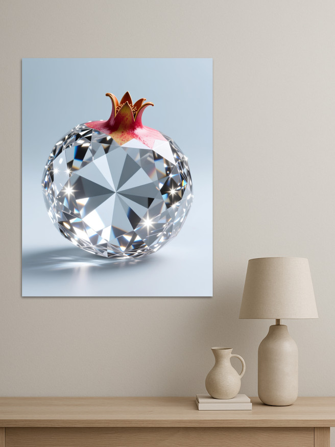 Постер на холсте &amp;quot;Бриллиантовый гранат&amp;quot;