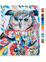 Raqamlar bo&#039;yicha rasm &quot;Gullik ukki&quot;