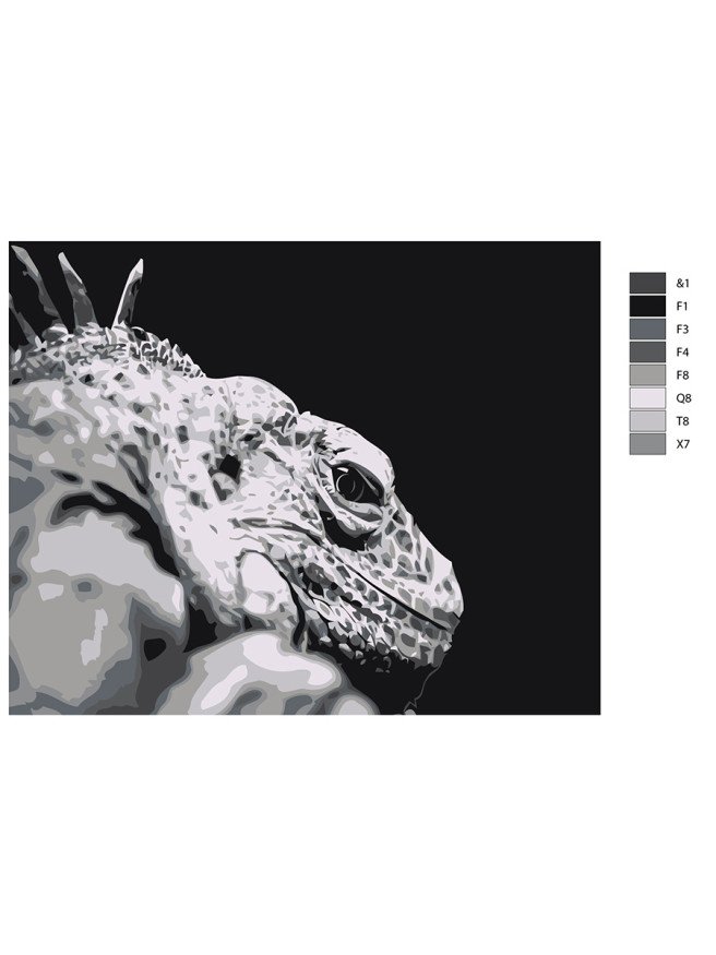 Raqamlar bo&amp;#039;yicha rasm &amp;quot;Kaltakesak&amp;quot;