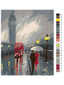 Картина по номерам &amp;quot;Пара в городе&amp;quot;