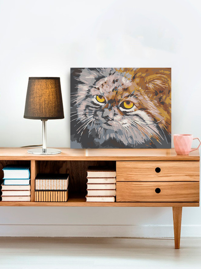 Картина по номерам &amp;quot;Смешной кот&amp;quot;