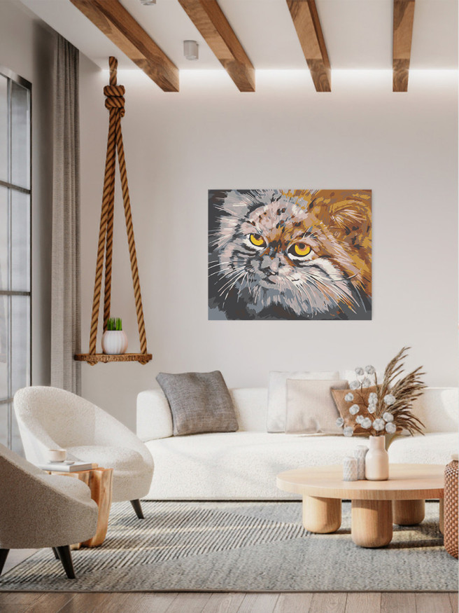 Картина по номерам &amp;quot;Смешной кот&amp;quot;