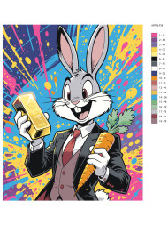 Raqamlar bo‘yicha rasm &quot;Oltin bilan Bagz Banni&quot;