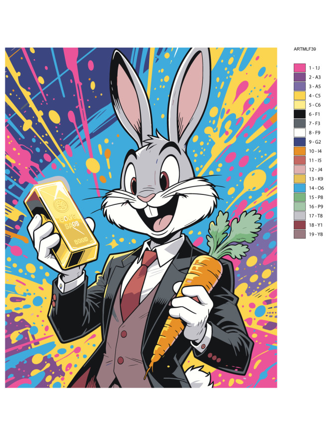 Raqamlar bo‘yicha rasm &amp;quot;Oltin bilan Bagz Banni&amp;quot;