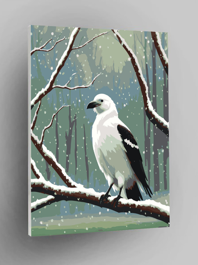 Raqamlar bo&amp;#039;yicha rasm &amp;quot;Chayqa shoxidagi&amp;quot;