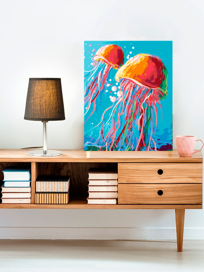 Raqamlar bo&amp;#039;yicha rasm &amp;quot;Meduzalar o&amp;#039;yini&amp;quot;