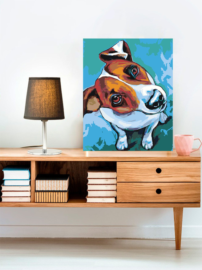 Raqamlar bo&amp;#039;yicha rasm &amp;quot;Sodiq it&amp;quot;