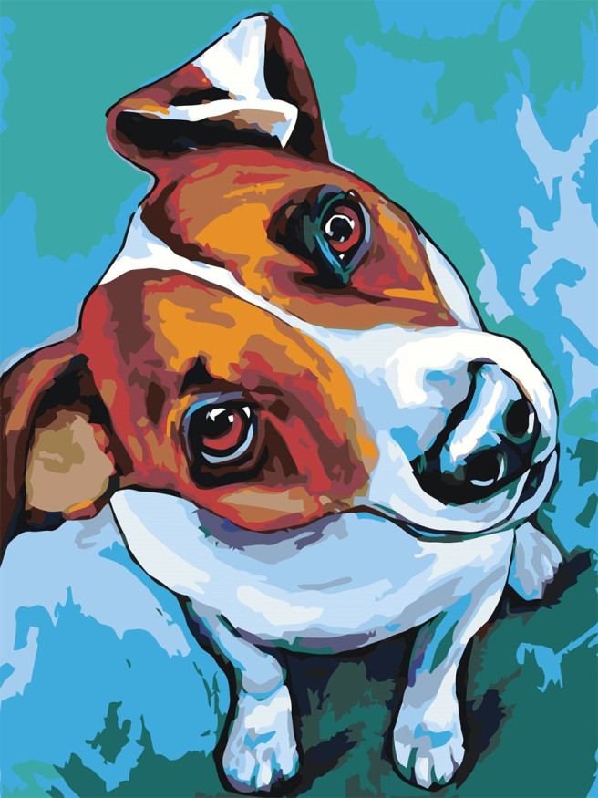 Raqamlar bo&amp;#039;yicha rasm &amp;quot;Sodiq it&amp;quot;