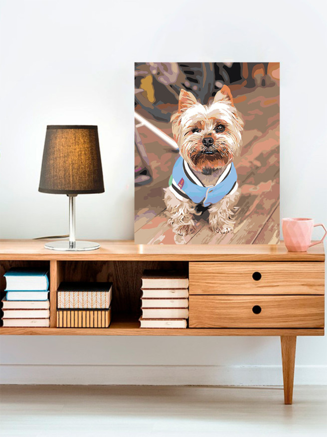 Картина по номерам &amp;quot;Милая собака&amp;quot;