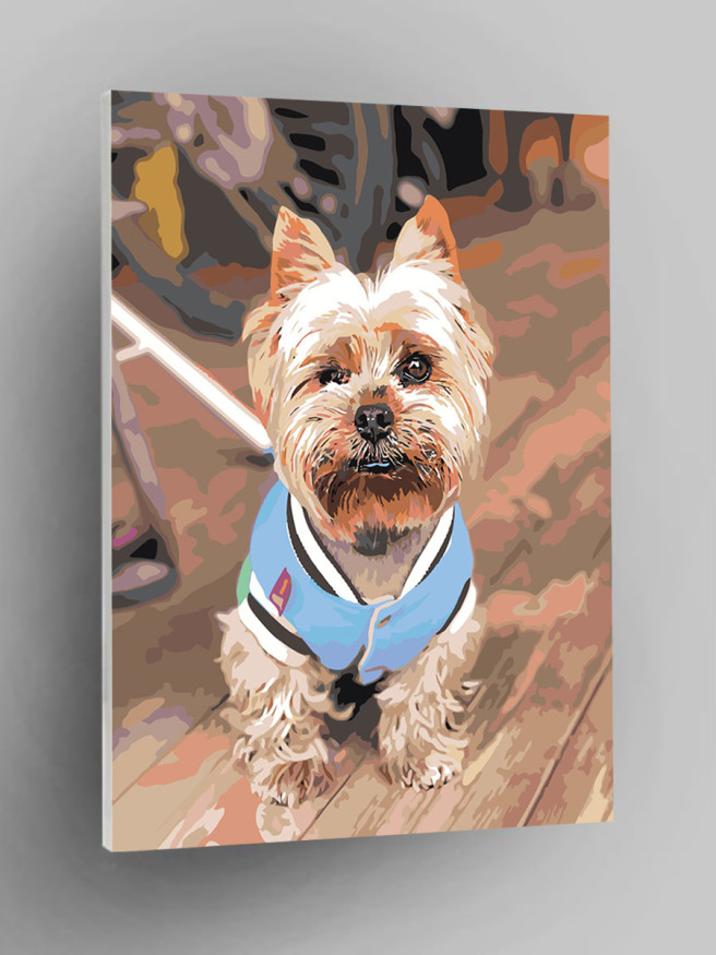 Картина по номерам &amp;quot;Милая собака&amp;quot;