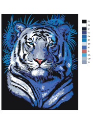 Raqamlar bo&#039;yicha rasm &quot;Katta yo&#039;lbars&quot;