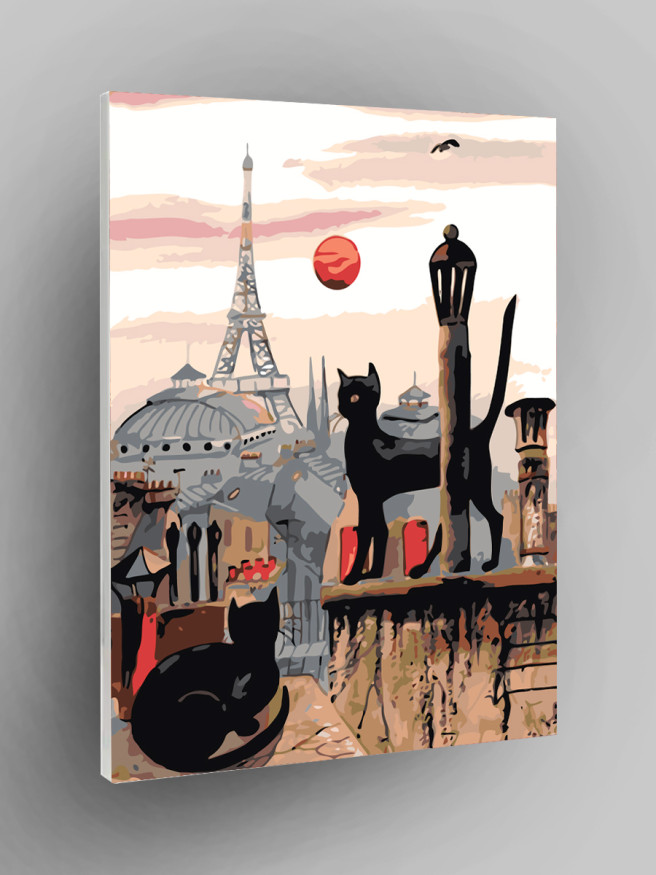 Raqamlar bo&amp;#039;yicha rasm &amp;quot;Tomdagi mushuklar&amp;quot;