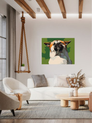 Raqamlar bo&#039;yicha rasm &quot;Salqin it&quot;