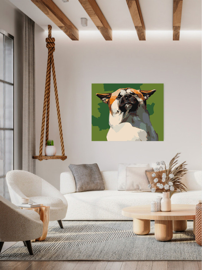 Raqamlar bo&amp;#039;yicha rasm &amp;quot;Salqin it&amp;quot;