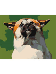 Raqamlar bo&#039;yicha rasm &quot;Salqin it&quot;