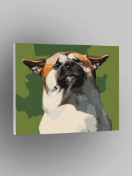 Raqamlar bo&#039;yicha rasm &quot;Salqin it&quot;