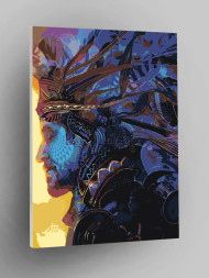 Картина по номерам &amp;quot;Мужчина с короной&amp;quot;