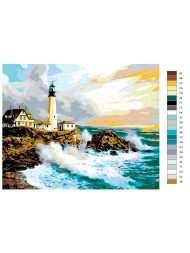 Картина по номерам &amp;quot;Берег моря&amp;quot;