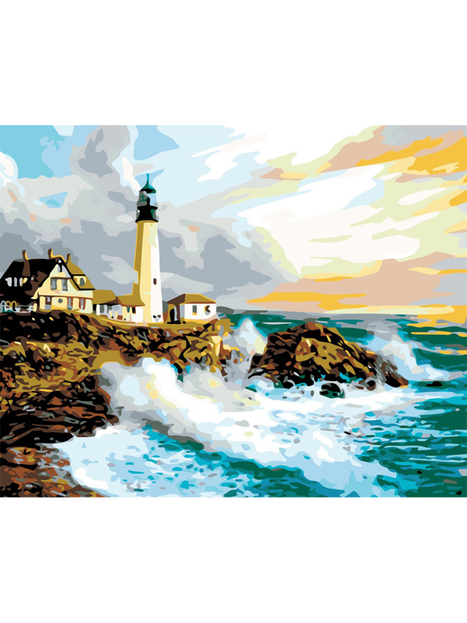 Картина по номерам &amp;quot;Берег моря&amp;quot;