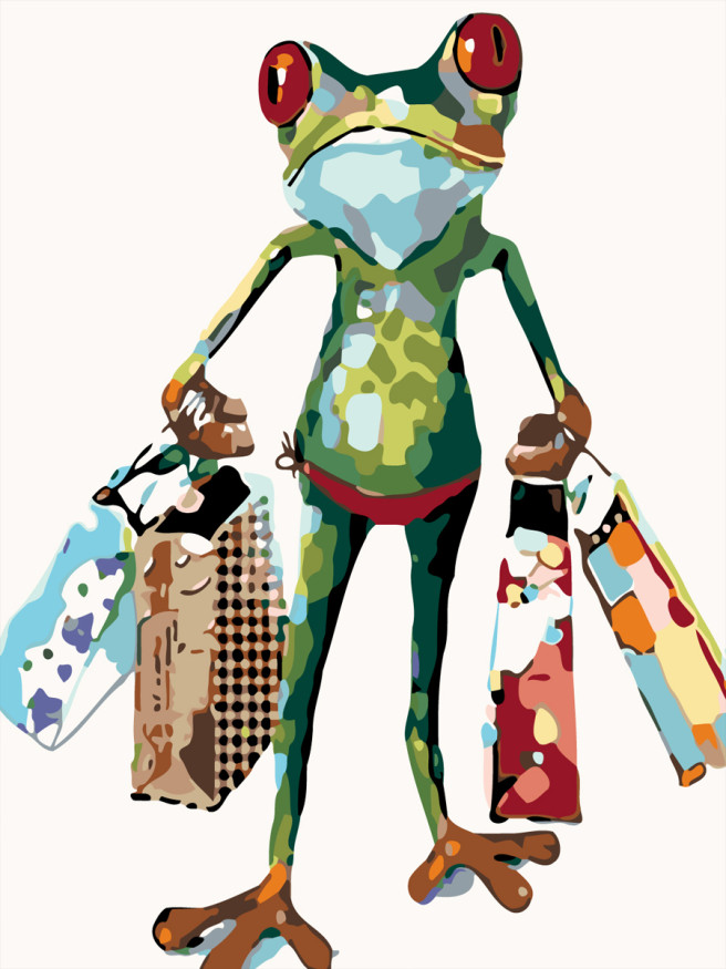 Raqamlar bo&amp;#039;yicha rasm &amp;quot;Jamadonlik qurbaqa&amp;quot;