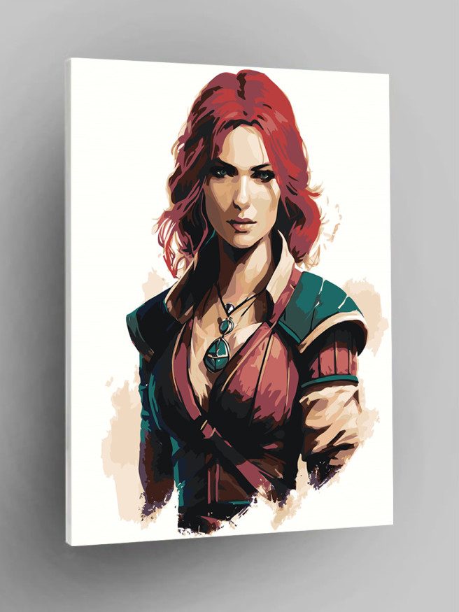 Картина по номерам &amp;quot;Жгучая красотка&amp;quot;