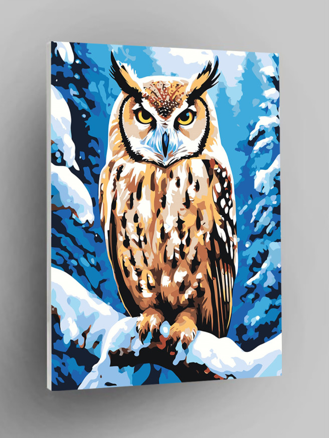 Raqamlar bo&amp;#039;yicha rasm &amp;quot;Shoxdagi boyqush&amp;quot;