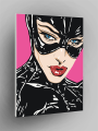 Флуоресцентная картина по номерам &amp;quot;Портрет Женщины-кошки&amp;quot;
