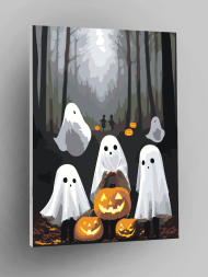 Raqamlar bo&#039;yicha rasm &quot;Kichkina arvohlar&quot;