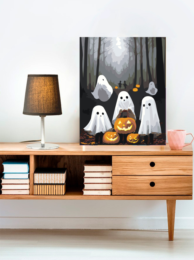 Raqamlar bo&amp;#039;yicha rasm &amp;quot;Kichkina arvohlar&amp;quot;