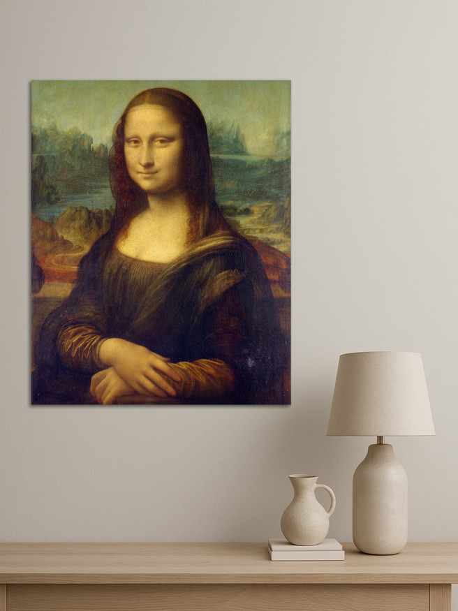 Постер на холсте &amp;quot;Леонардо да Винчи – Мона Лиза&amp;quot;