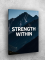 Holstga bosilgan poster &amp;quot;STRENGTH WITHIN&amp;quot;