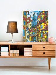 Картина по номерам &amp;quot;Городская улочка&amp;quot;