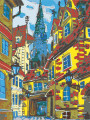 Картина по номерам &amp;quot;Городская улочка&amp;quot;