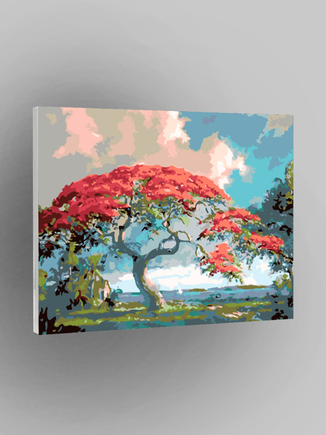 Raqamlar bo&amp;#039;yicha rasm &amp;quot;Kuz chiroyi&amp;quot;