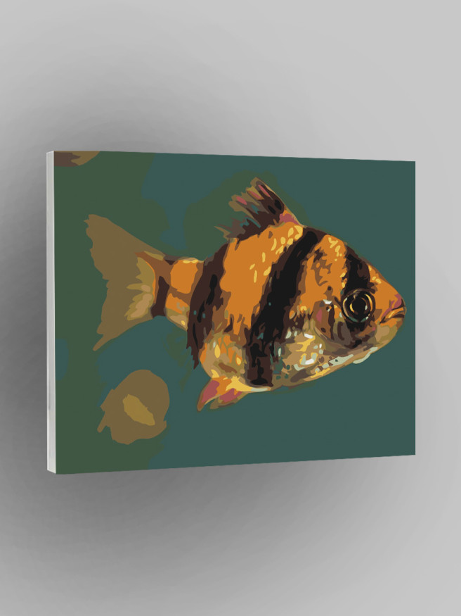 Raqamlar bo&amp;#039;yicha rasm &amp;quot;Chiziqli baliq&amp;quot;