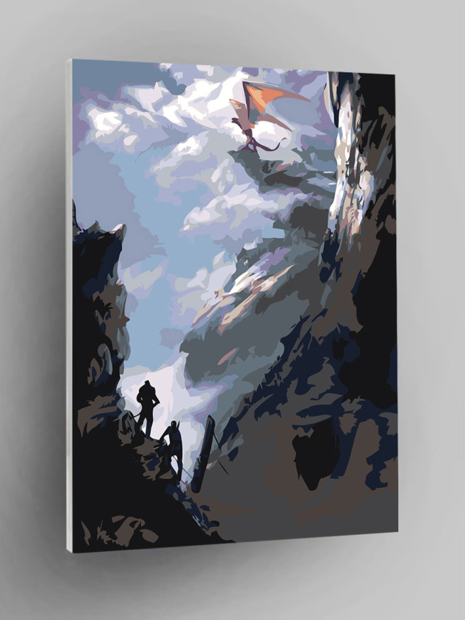 Raqamlar bo&amp;#039;yicha rasm &amp;quot; Ajdahoning parvozi&amp;quot;