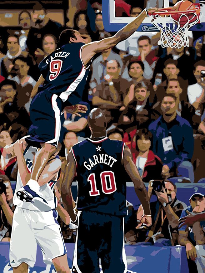 Картина по номерам &amp;quot;Баскетбол&amp;quot;