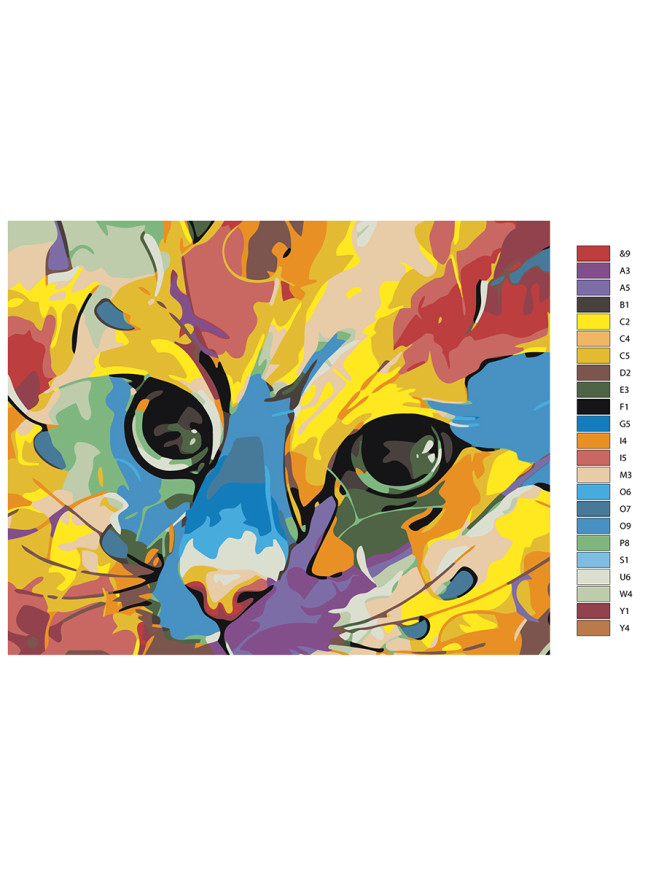 Картина по номерам &amp;quot;Милый котик&amp;quot;