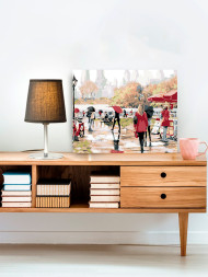 Raqamlar bo'yicha rasm "Shahardagi odamlar"