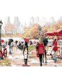 Картина по номерам &amp;quot;Люди в городе&amp;quot;