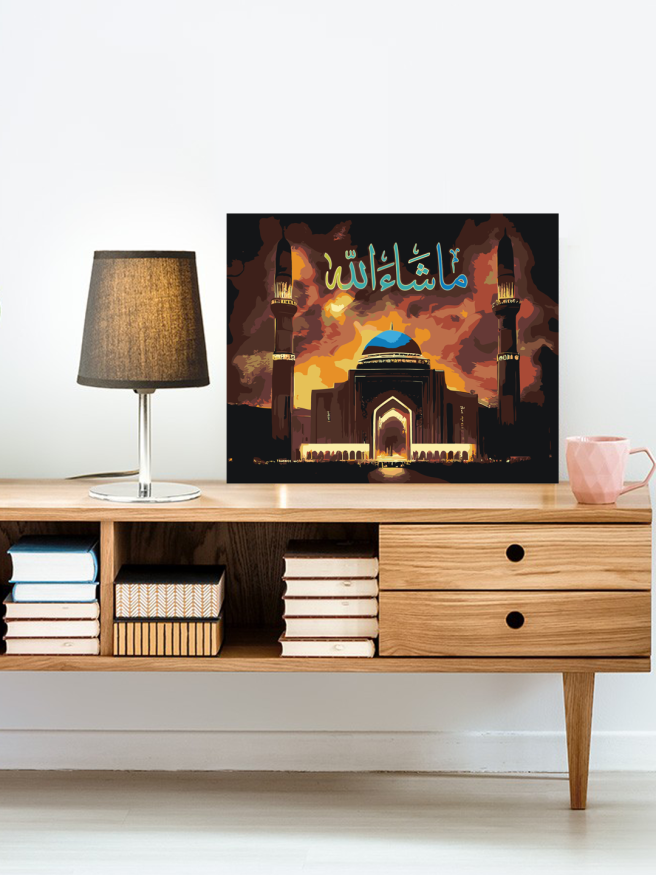 Картина по номерам &amp;quot;Мечеть во время заката&amp;quot;