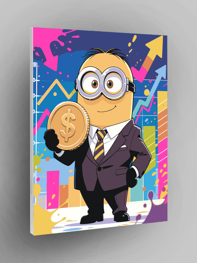 Raqamlar bo‘yicha rasm &amp;quot;Biznesmen Minion&amp;quot;