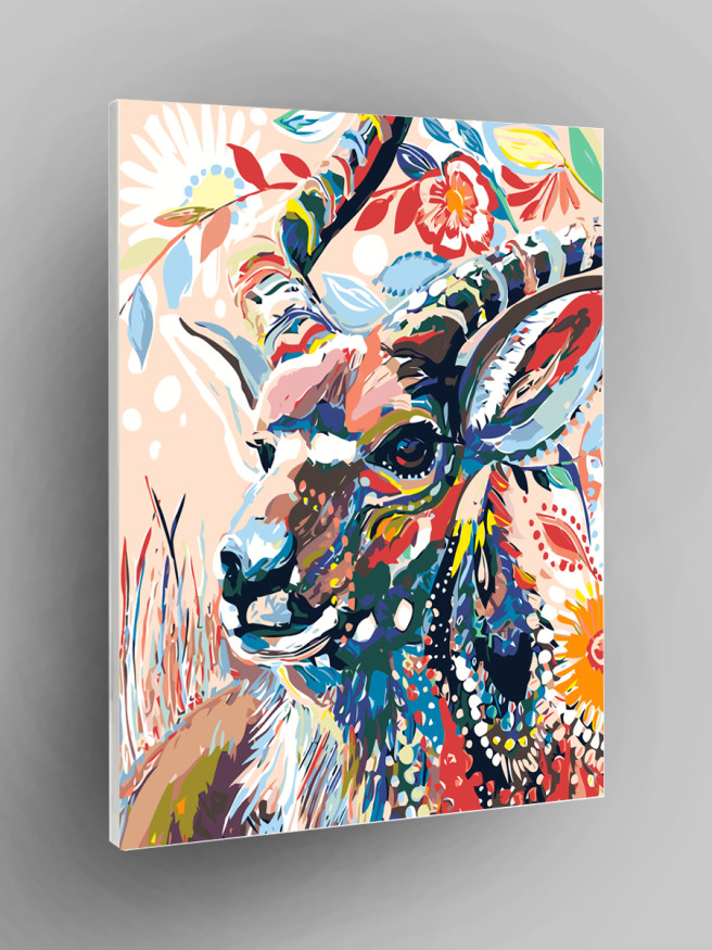 Raqamlar bo&amp;#039;yicha rasm &amp;quot;Tog&amp;#039; echkisi&amp;quot;